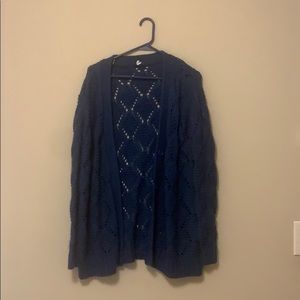 Pinkblush oversized blue sweater